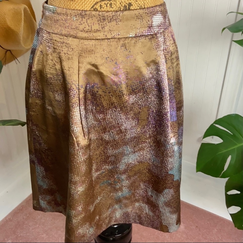 Luca Luca Brown A line Skirt Sz 42 EU